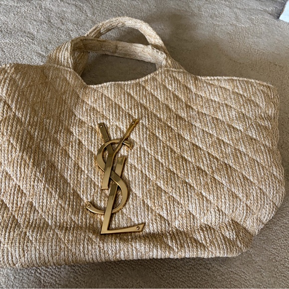 COPY Yves Saint Laurent Tan Quilted Tote - Picture 3 of 3